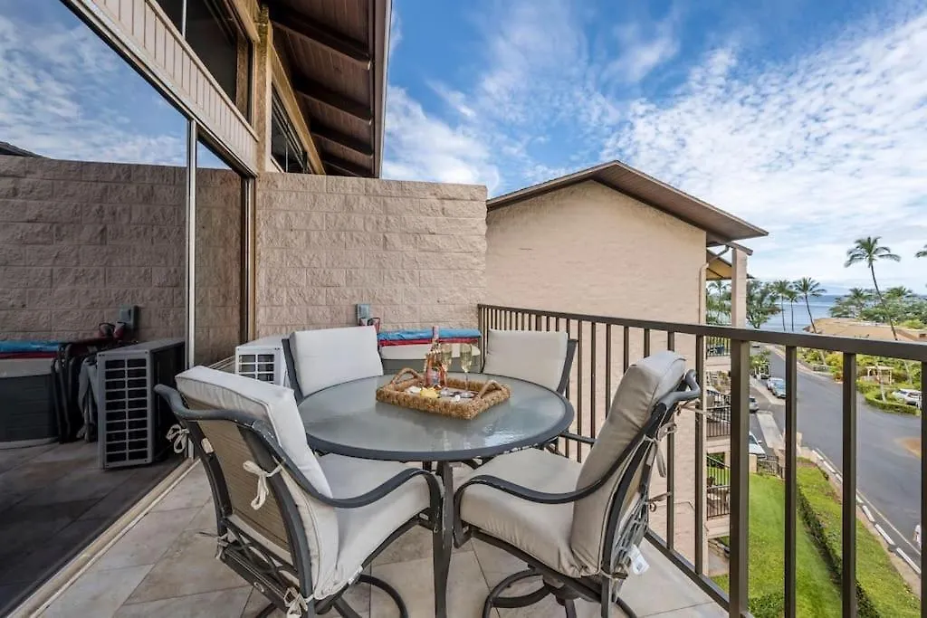 Lägenhet Kihei Alii Kai A404- Top Floor, Remodeled, Oceanview & Steps From Beach USA